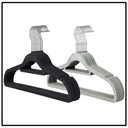 50PC NON SLIP VELVET CLOTHES HANGERS