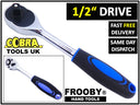 Professional 1/2" Drive Ratchet Handle Reversible Quick Release