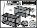 2 x RAT CATCHER SPRING CAGE TRAP