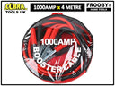 1000AMP CAR VAN JUMP LEADS 4 METRES & GLOVES