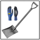 Heavy Duty Steel Square Mouth Gardening Shovel