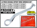 RING SPANNER WRENCH SET 12PC 6 - 32mm