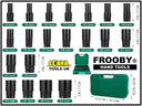 Deep Impact Socket Set 1/2 Inch Drive 20Pcs Metric 8-32mm