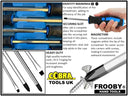 Magnetic Screwdriver Set Phillips & Slotted PH0-4