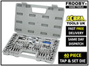 40pc Metric Tap and Die Set M3-M12