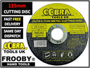 115mm 4.5" THIN METAL CUTTING BLADE DISCS