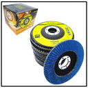 Flap Discs 115mm Sanding Discs 40 60 80 120 Grit 4.5" Mix