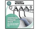 Foldable Extra Large 4 Tier Indoor Outdoor Clothes Airer