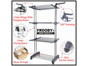 Foldable Extra Large 4 Tier Indoor Outdoor Clothes Airer
