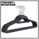 50PC NON SLIP VELVET CLOTHES HANGERS