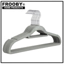 50PC NON SLIP VELVET CLOTHES HANGERS