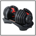Adjustable Dumbbell 24kg Home Gym 15 In 1 Quick Dial