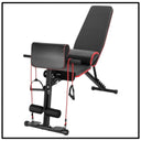 Foldable Gym Weight Bench 7 Incline Adjustable 36-8
