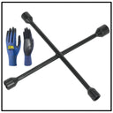 4 WAY UNIVERSAL CROSS WHEEL NUT WRENCH 17 19 21 23mm