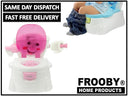2 in 1 Kids Baby Toddler Training Toilet Seat Potty