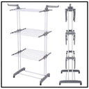 Foldable Extra Large 4 Tier Indoor Outdoor Clothes Airer