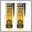 2 x UPOL Tiger Seal PU Adhesive Sealant Black