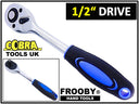 Professional 1/2" Drive Ratchet Handle Reversible Quick Release